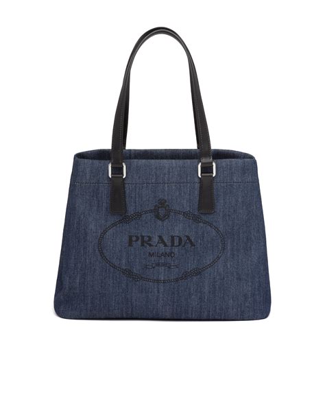 tote prada|prada denim tote.